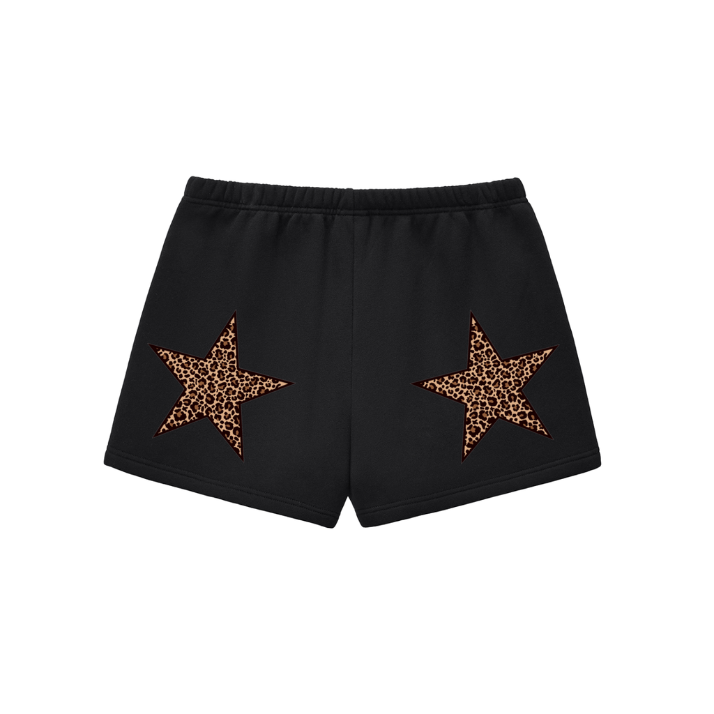 Cheetah Star Sweatshorts