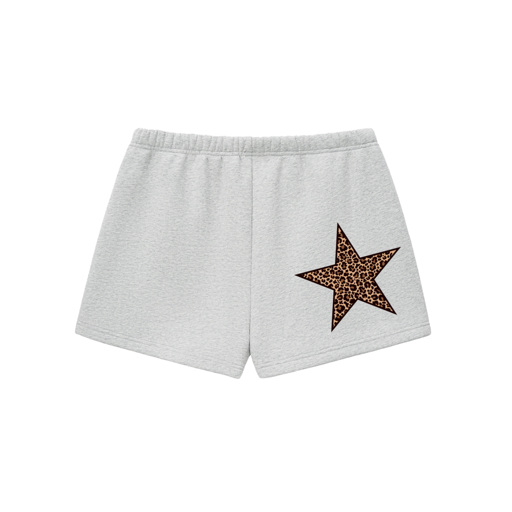 Cheetah Star Sweatshorts